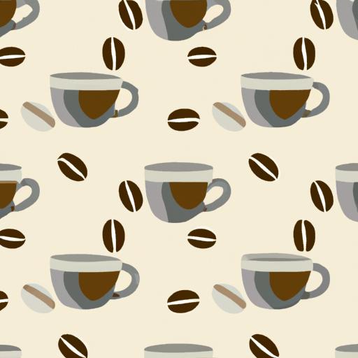 A patterned repeated background image-only with coffee